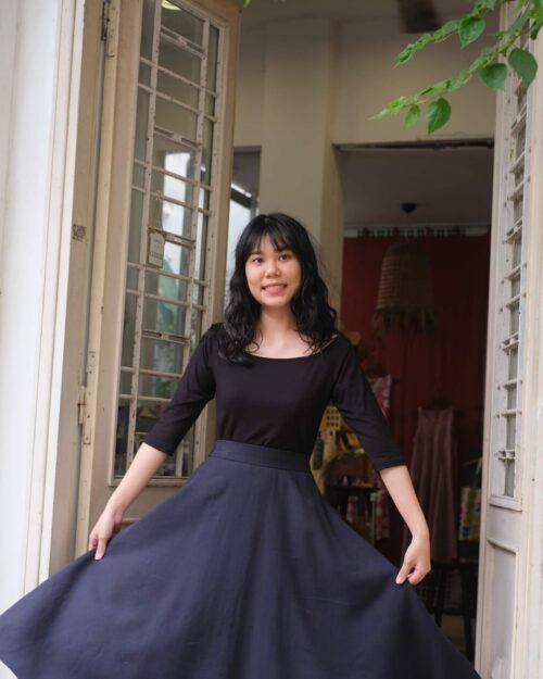 Holiday Skirt - Basic collection - Dark Blue