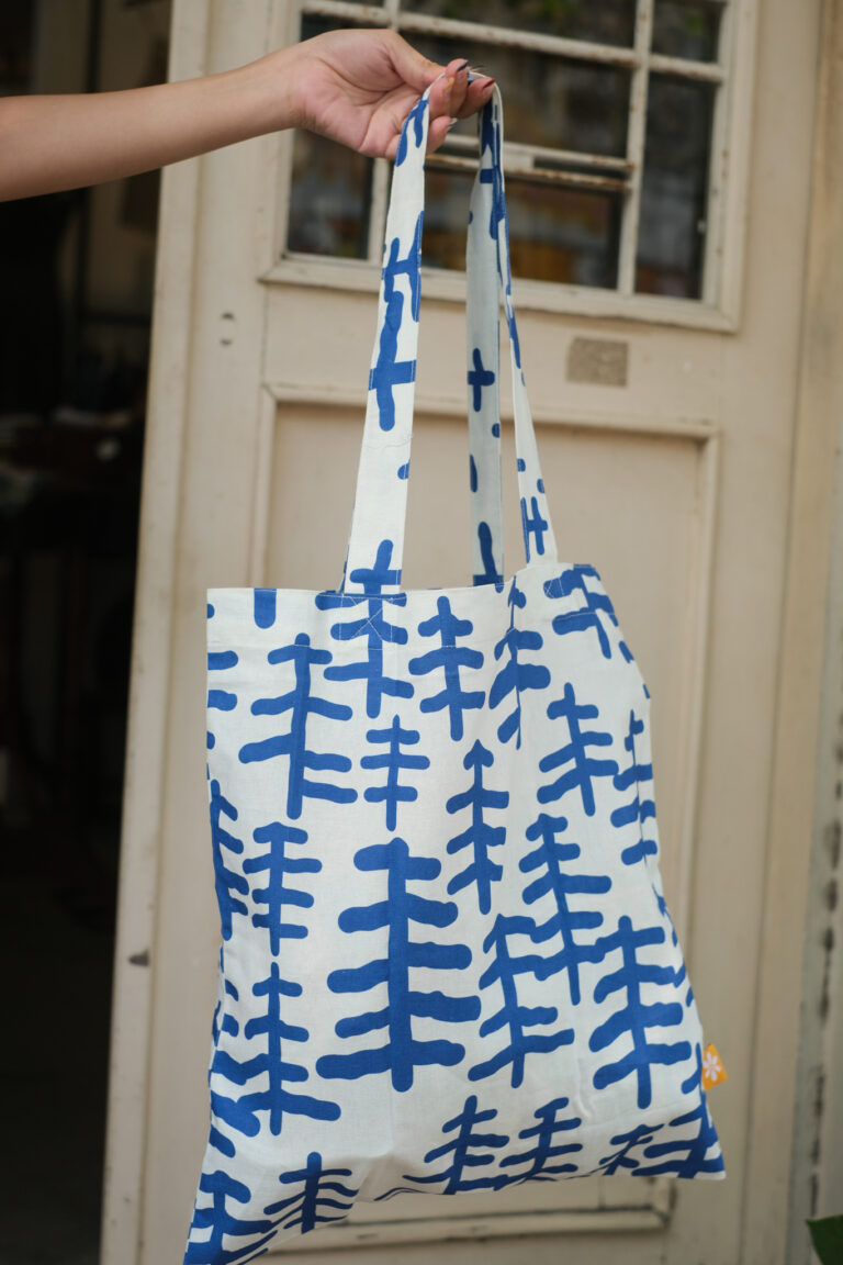 Tote Bag - Blue Cactus
