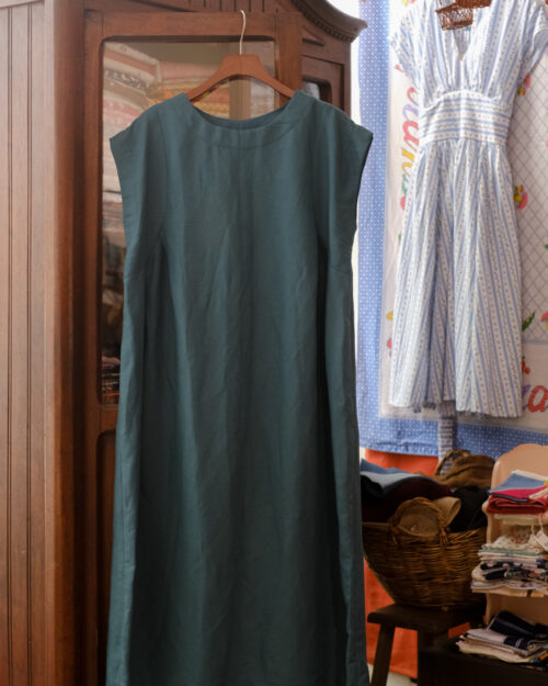 Momo - Ocean Blue Linen Rayon