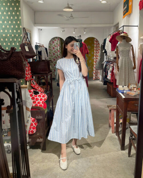 Pocket - Striped Florals