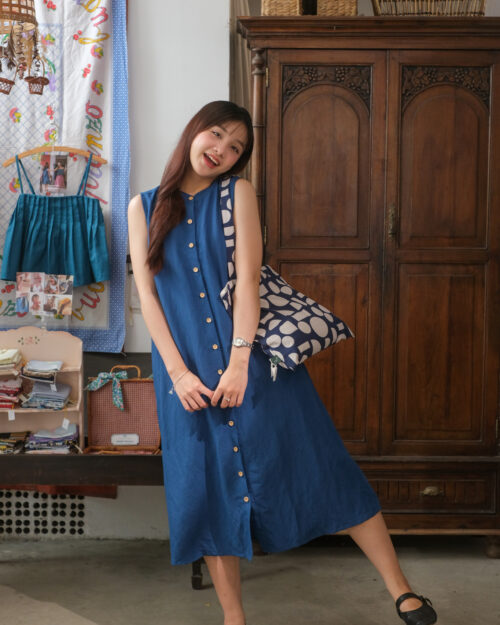 Ume Dress - Coban Blue
