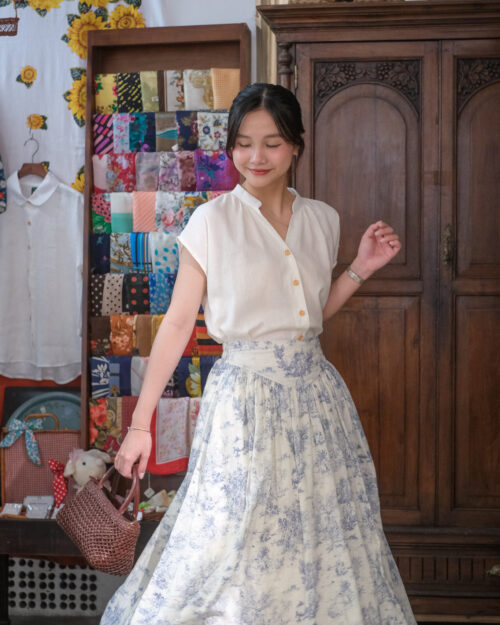 Jouy Skirt - Toile de Jouy